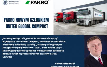 FAKRO członkiem United Global Compact